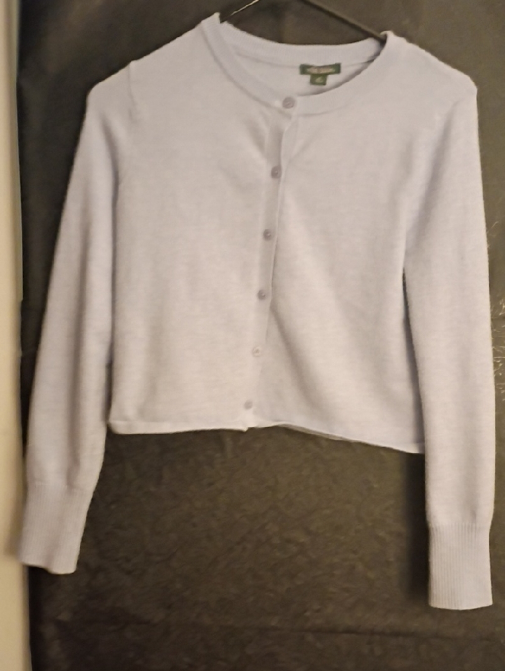 Wild Fable Light Blue Shrunken Cropped Button Cardigan
